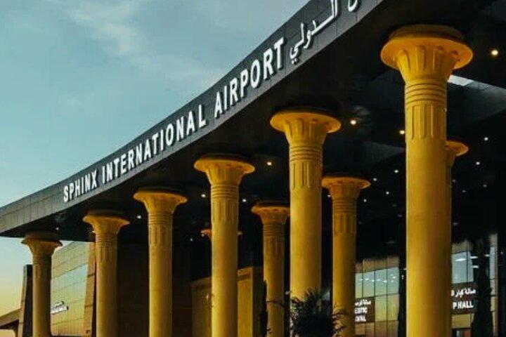Privat transfer fra Hurghada City til Sphinx International Airport