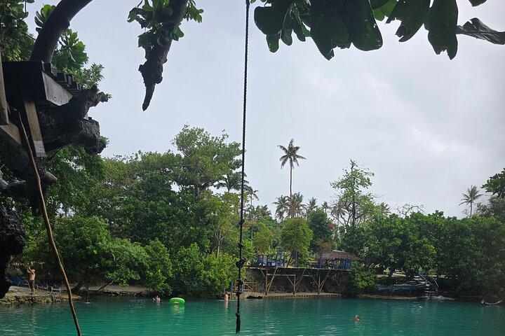 Efate Halbtagesausflug, Eton Beach, Blaue Lagune und Mittagessen bei Turtle