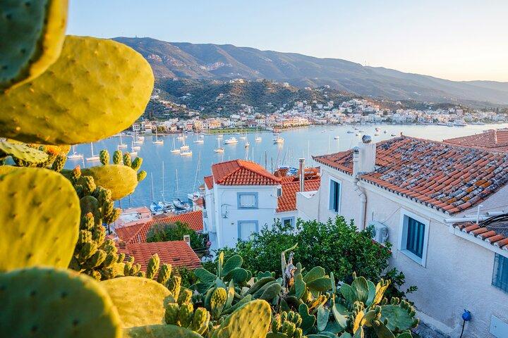 Poros Island Heldagstur från Aten med simning