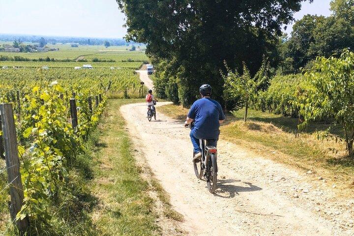 Viaje en bicicleta eléctrica con comidas: de Burdeos a Saint-Emilion