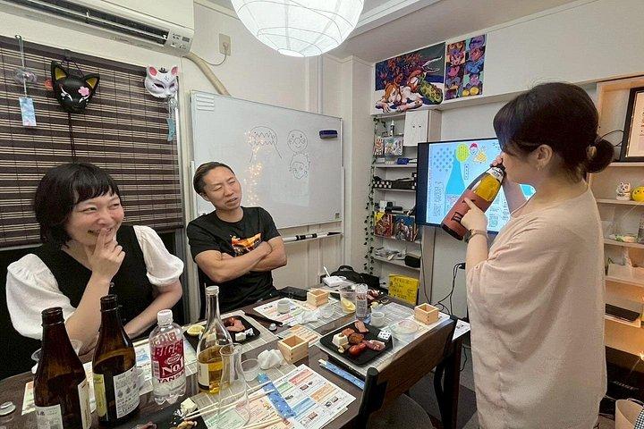 東京で日本酒試飲＆枡作り体験