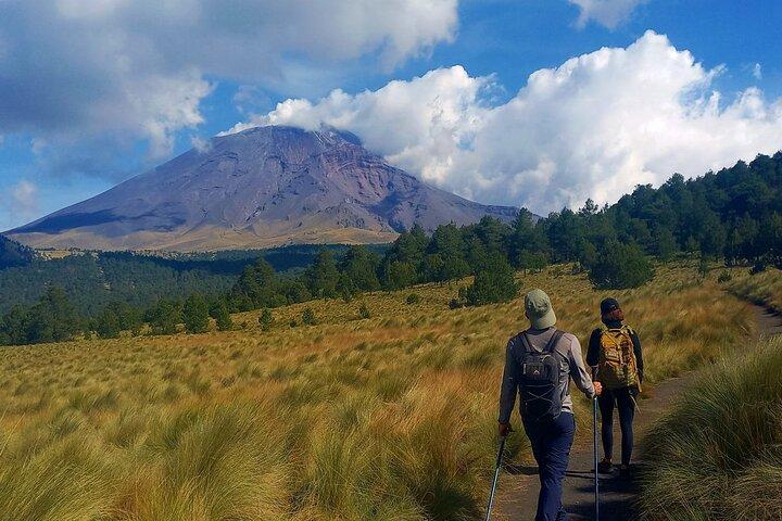 イスタシワトル火山でのハイキング