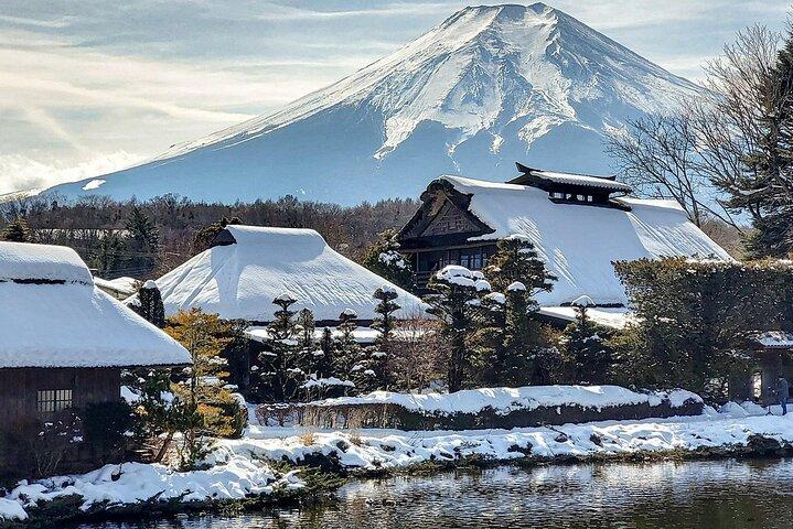 英語ドライバー付き富士山カスタムガイド付き日帰りツアー