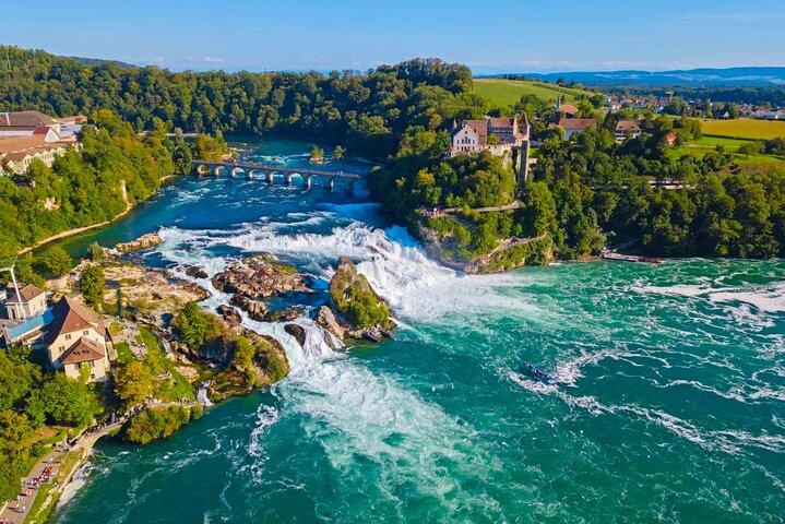 Visite privée des chutes du Rhin et du stein am Rhein au départ de Zurich