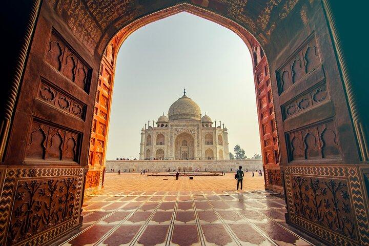 Taj Mahal & Agra dagstur med Supersnabbtåg från Delhi