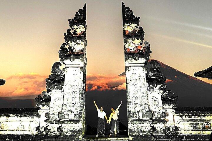 Bali : カスタマイズ可能な天の門ウォーターパレスの滝