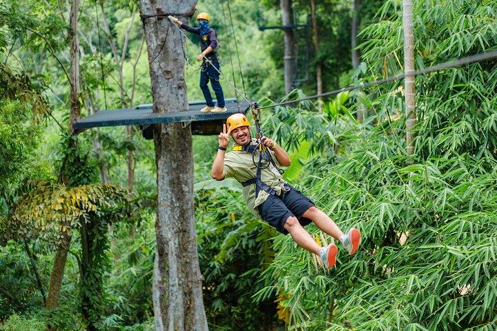 High Flying Zipline e Off Road ATV Adventure em Phuket