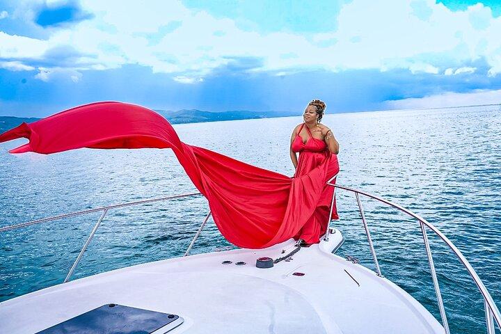 Privéjachttour met optionele Flying Dress-fotoshoot Montego Bay