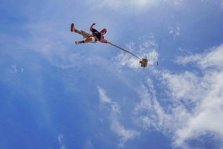 Double Adrenaline Bungee and Slingshot Combo