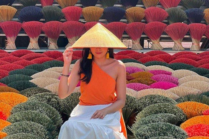 Half-Day Journey from Hanoi: Incense Village & Conical Hat Making