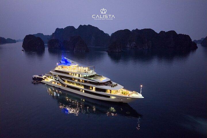 Hanoi : Halong Bay 2D1N Calista スイミングプール付き豪華クルーズ