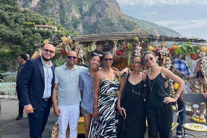 Naples à Positano/Sorrento Transfert via Pompéi (ou vice versa)