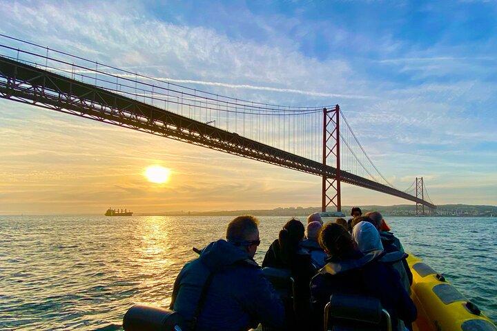 Sunset Speed Boat Tour Lisbon