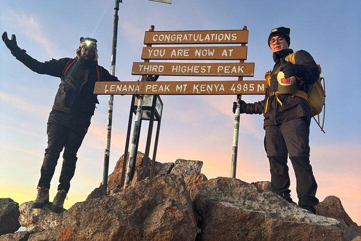 Mt Kenya 2 a 3 giorni di escursione Lenana Peak