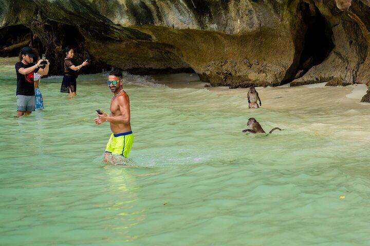 Phi Phi Maya Bay e Bamboo Island em barco de velocidade de Phuket