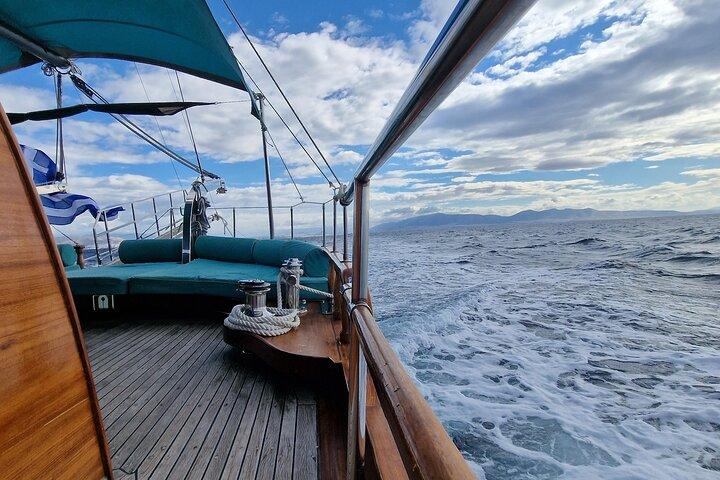 Agistri Moni and Aegina Sailing Yacht Cruise