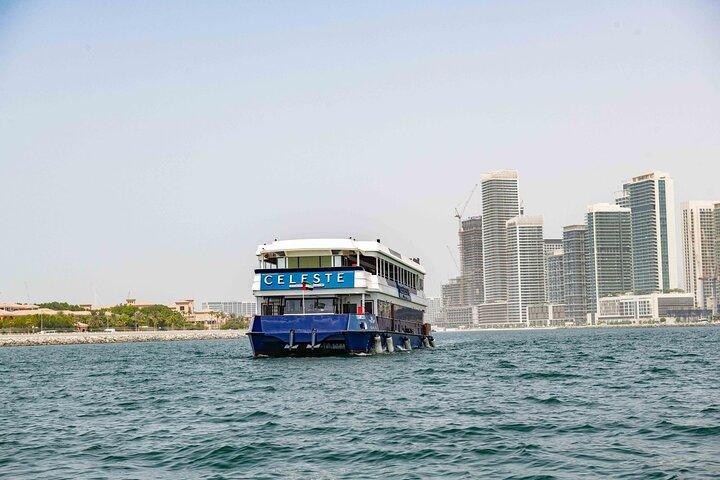 Cruzeiro de jantar de luxo Dubai Marina, shows ao vivo