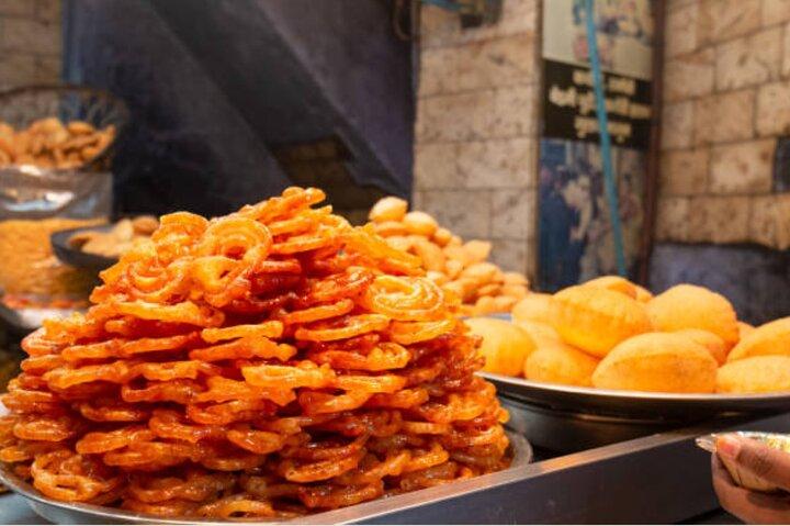 Delhi Begeleide halve dag food tour in beroemde markten
