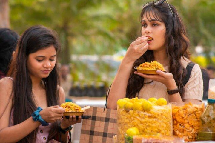 Delhi Begeleide halve dag food tour in beroemde markten