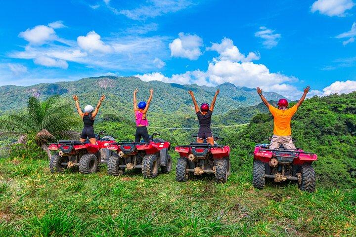 Combo ATV Jorullo Bridge + zip lines + mule ride