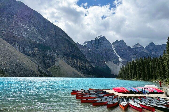 Lake Louise Moraine Emerald Lake Johnston Canyon Banff Yoho Tour