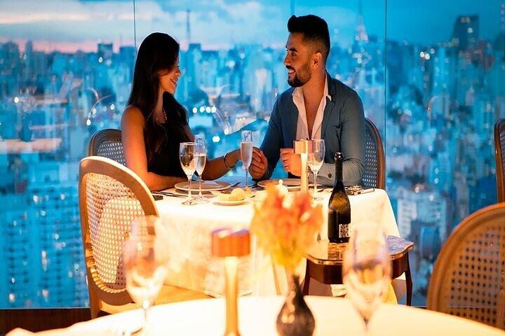 Private Hubschraubertour - Romantisches Mittag- oder Abendessen im Itália Terrace Restaurant