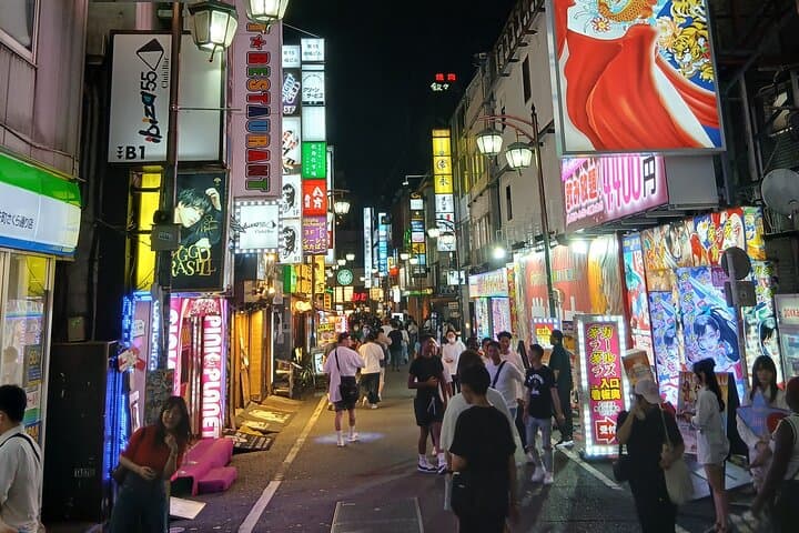 Tokyo Kabukicho Tour & Dinner Party - for Adults Only