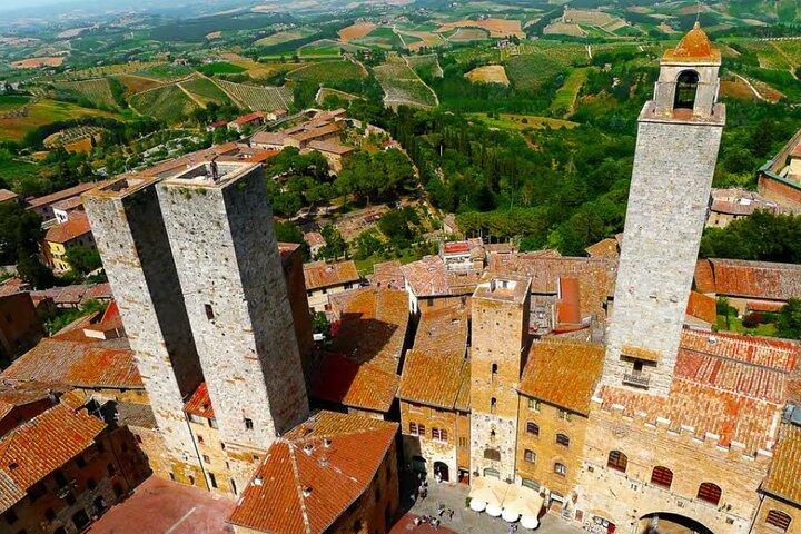 Excursion privée d'une journée en Toscane Sienne San Gimignano et Pise