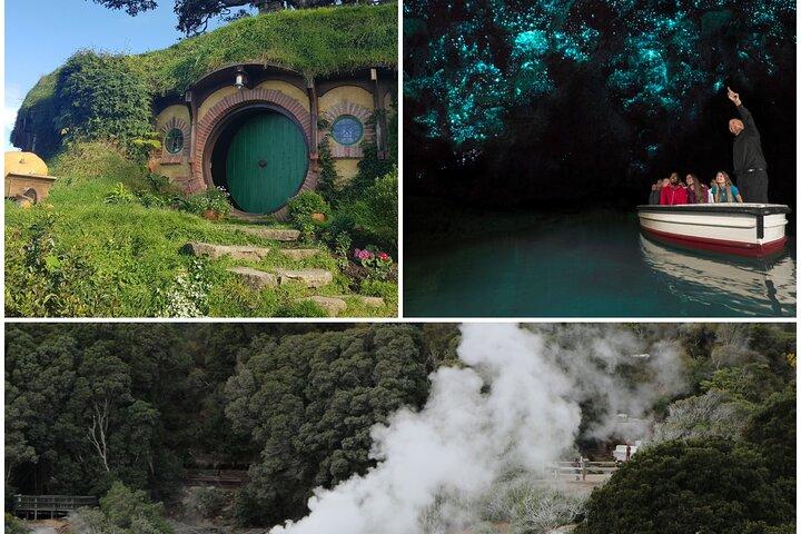 Visite de 3 jours à Hobbiton Rotorua Waiotapu Taupo et aux grottes de Waitomo