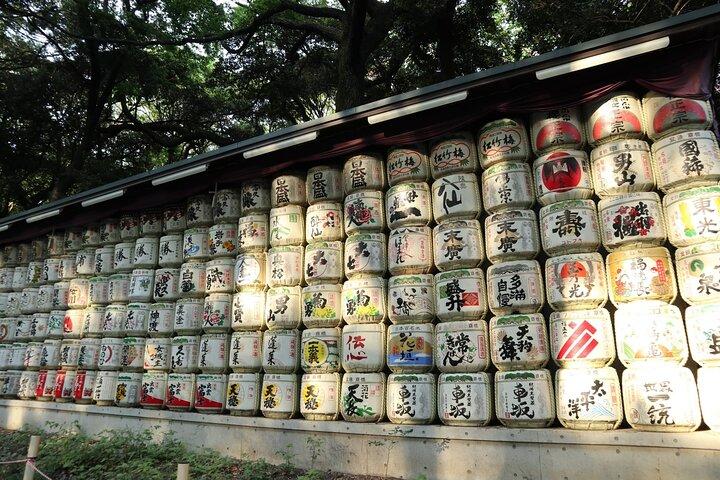 東京午前ツアー明治神宮、浅草、地元寺院