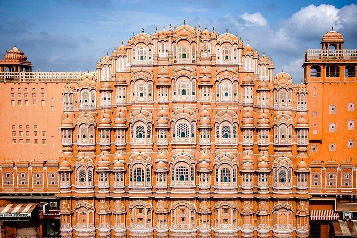 Private 3-tägige Stadtrundfahrt durch Jaipur: Amber Fort, Stadtpalast inklusive Transfers