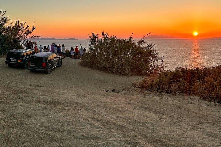Private Sunset Jeep Safari im Nordwesten von Korfu mit Abendessen
