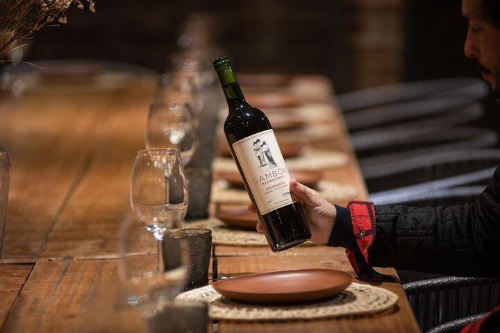 Degustação de vinhos para pequenos grupos na Bodega com almoço