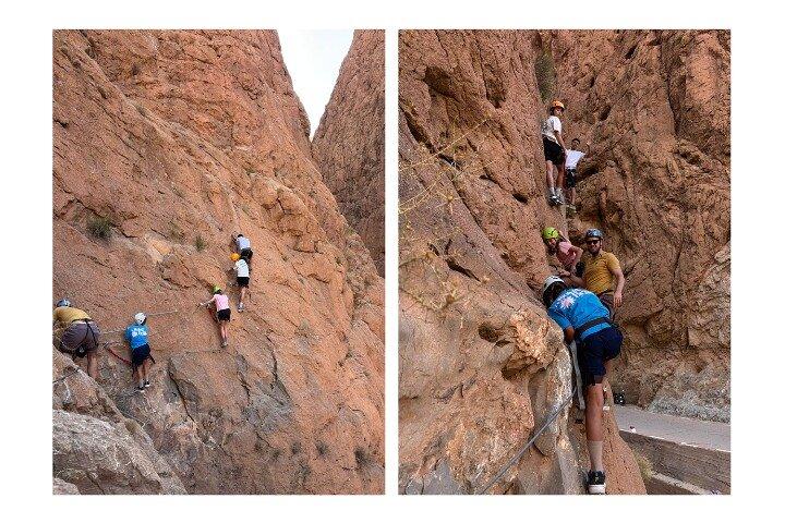 Klettersteig in der Todgha-Schlucht mit optionalem Reiten