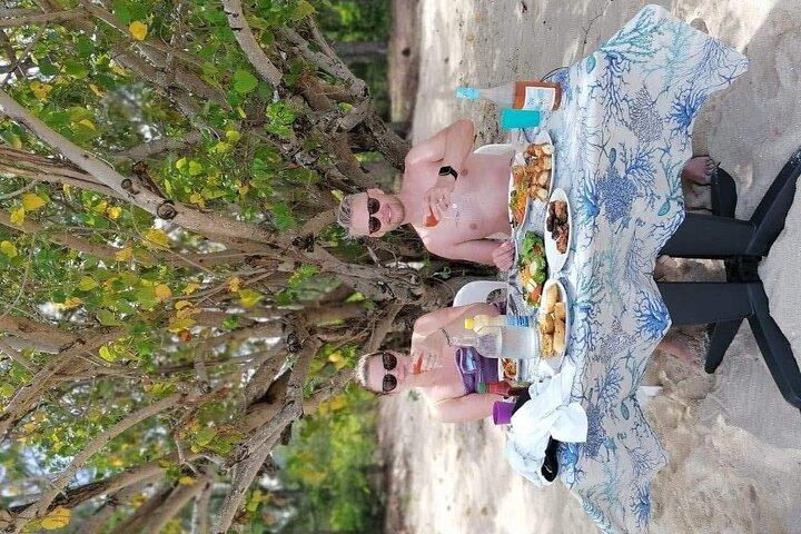 Excursion hors-bord des 5 îles avec déjeuner barbecue à l'île Aux Cerfs