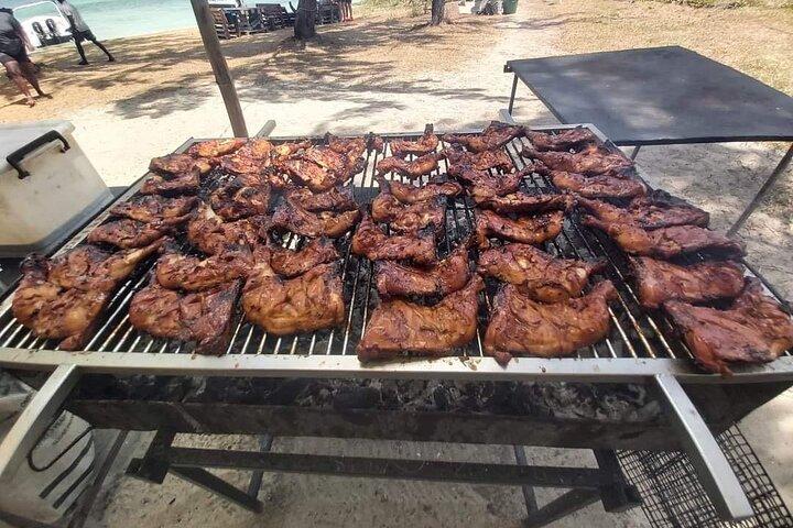 Excursion hors-bord des 5 îles avec déjeuner barbecue à l'île Aux Cerfs