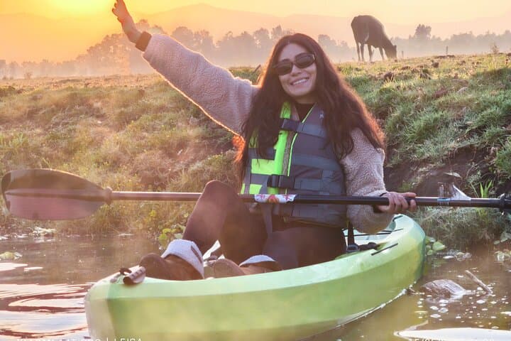 Xochimilco at Dawn on Kayak