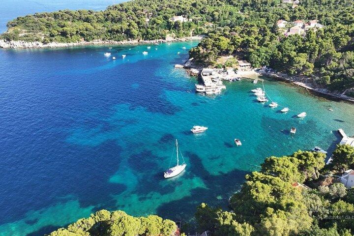 Dubrovnik: Fuld dag privat bådtur til Elaphiti & Blue Cave