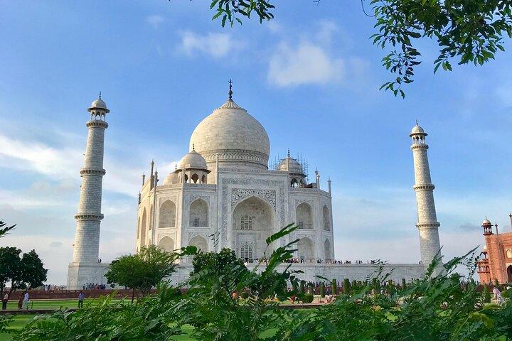 Tour di un'intera giornata della città di Agra visitare Taj Mahal, Agra Fort e Fatehpur Sikri