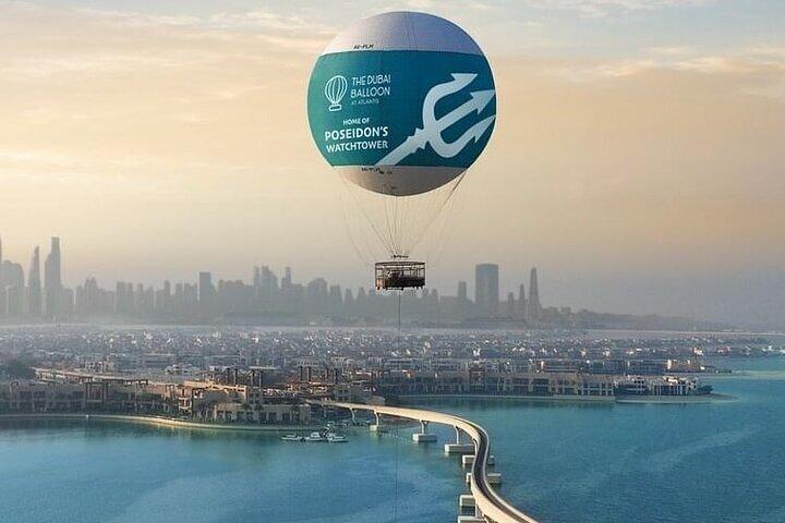 Le ballon Dubaï Atlantis avec enlèvement et dépôt facultatif
