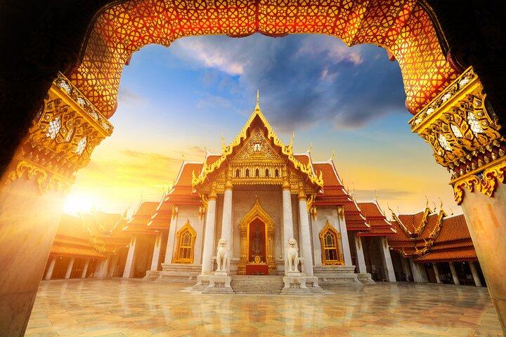 Bangkok: Excursão a pé pelo Grand Palace, Wat Pho e Wat Arun