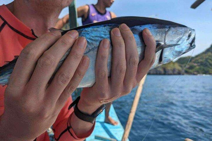El Nido Palawan pesca con pescadores locales con almuerzo