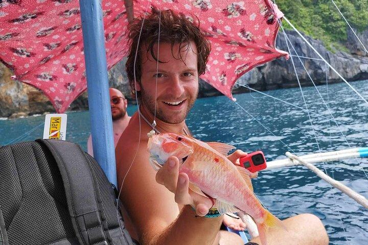 El Nido Palawan pesca con pescadores locales con almuerzo