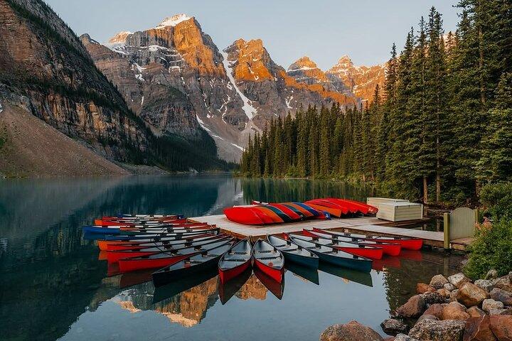 Moraine Lake Sunrise: Premiumtur från Canmore & Banff