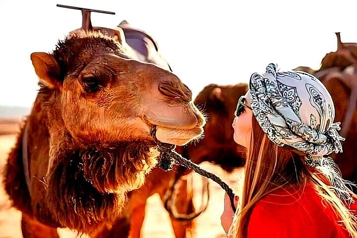 Tour privado de 4 días por el desierto de Merzouga desde Marrakech y Camello Trek