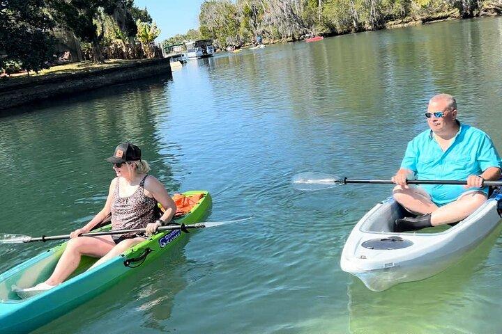 Crystal River : Drie zusters kajakken en snorkelen