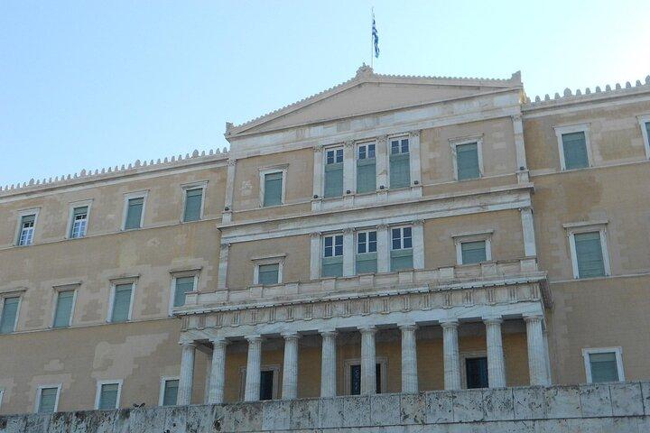 Atenas Tour a pie de 2 horas con un local