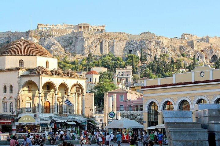Atenas Tour a pie de 2 horas con un local