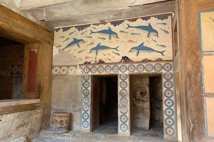 Lille gruppe Knossos Palace Guided Tour (afhentning af hotel med returrejse)