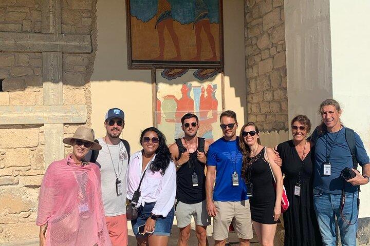 Lille gruppe Knossos Palace Guided Tour (afhentning af hotel med returrejse)